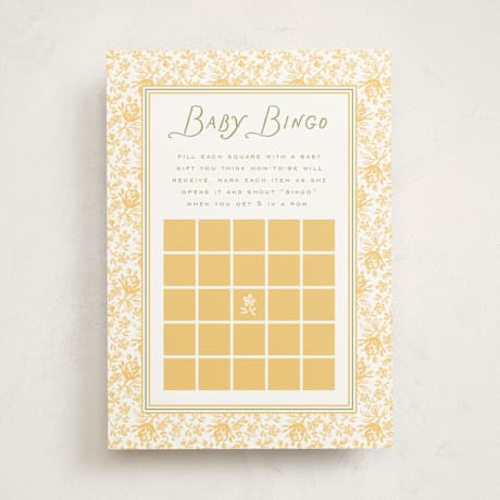 Baby Shower Game Cards