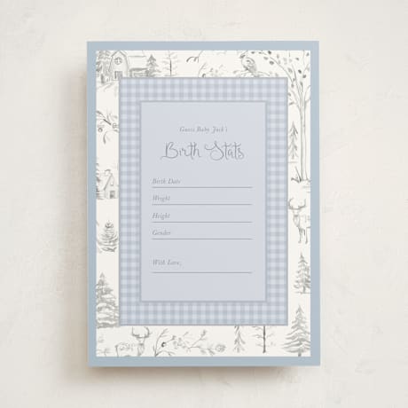 Baby Shower Game Cards