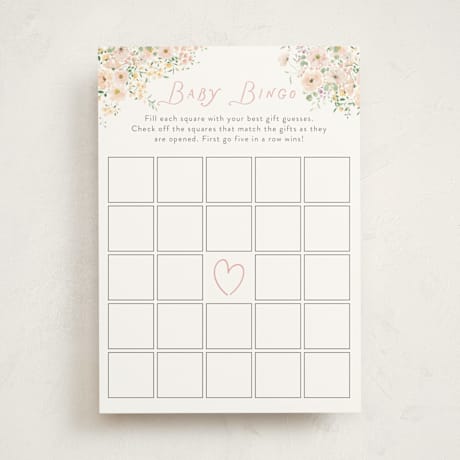 Baby Shower Game Cards