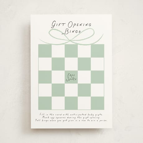 Baby Shower Game Cards