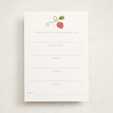 Baby Shower Game Cards