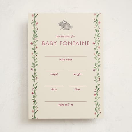 Baby Shower Game Cards