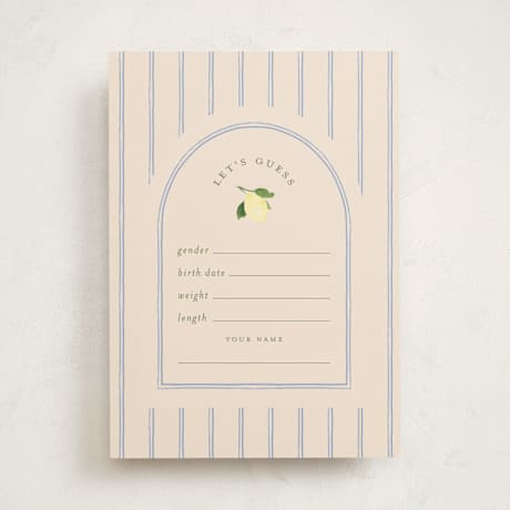 Baby Shower Game Cards