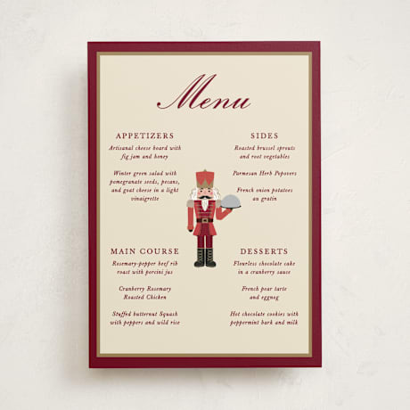 Party Menu Signs