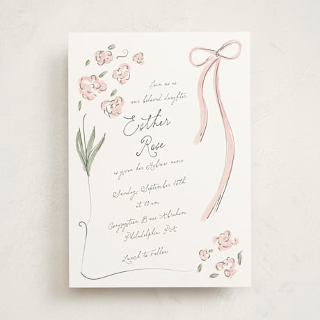 Bris and Baby Naming Invitations