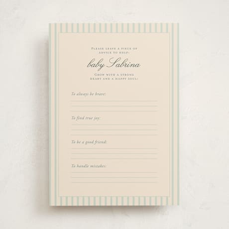 Baby Shower Activity Cards
