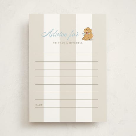 Baby Shower Activity Cards