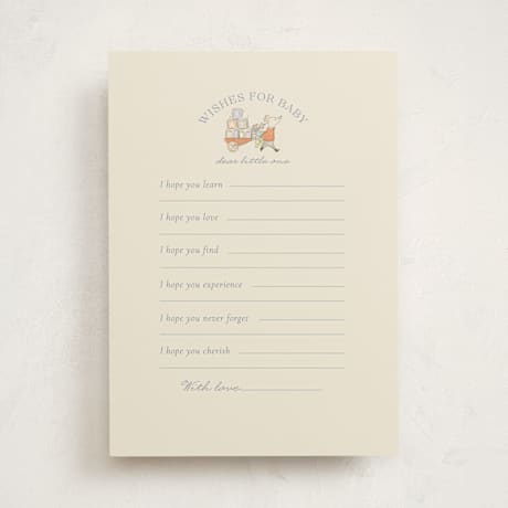 Baby Shower Activity Cards