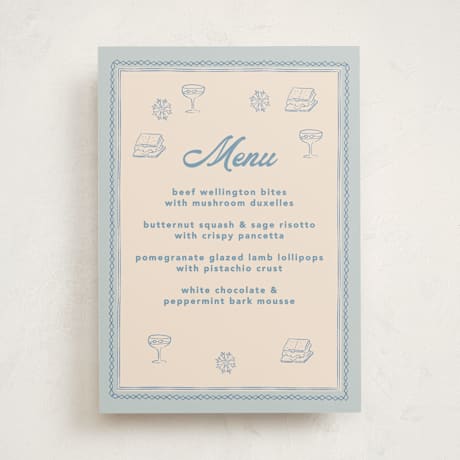 Baby Shower Menu Signs