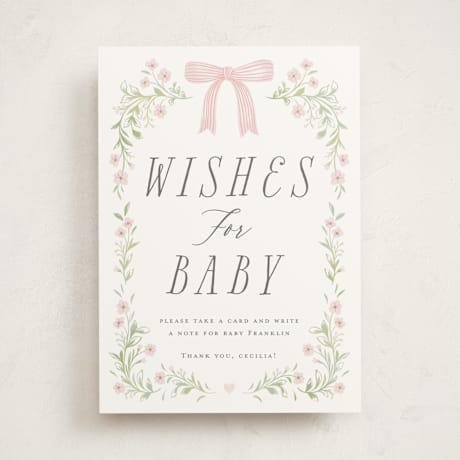 Baby Shower Party Signs