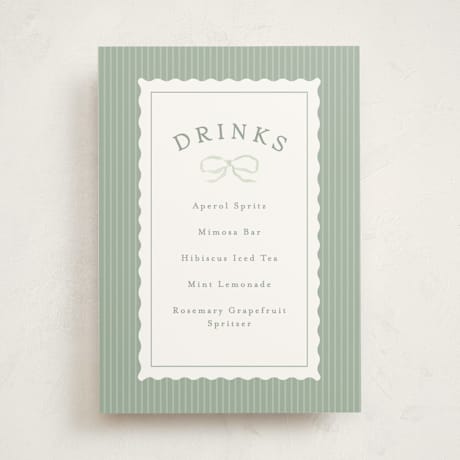 Baby Shower Bar Signs
