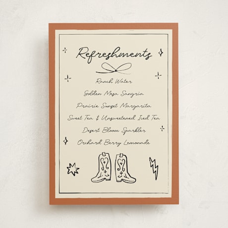 Baby Shower Bar Signs
