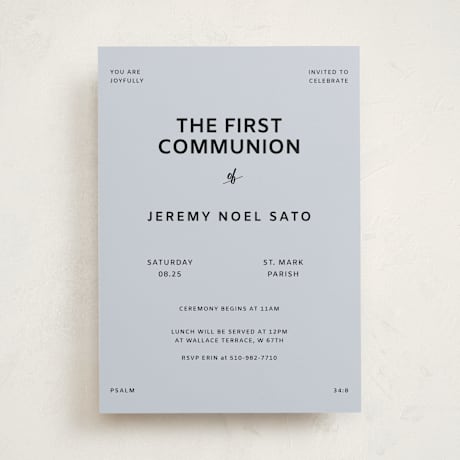 First Holy Communion Invitations
