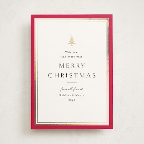 Foil-Pressed Business Holiday Cards