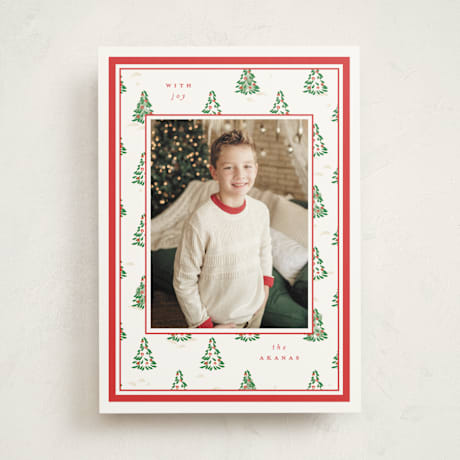 Holiday Photo Mount Cards