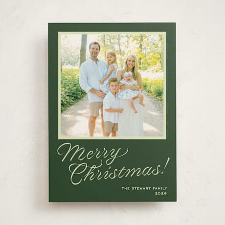 Holiday Photo Mount Cards
