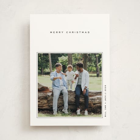 Holiday Photo Mount Cards