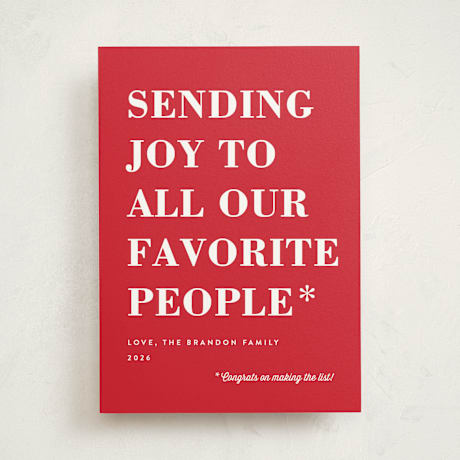 Holiday Non-Photo Cards