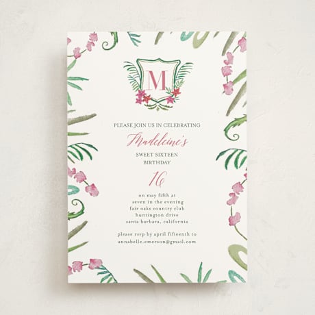 Sweet Sixteen Party Invitations