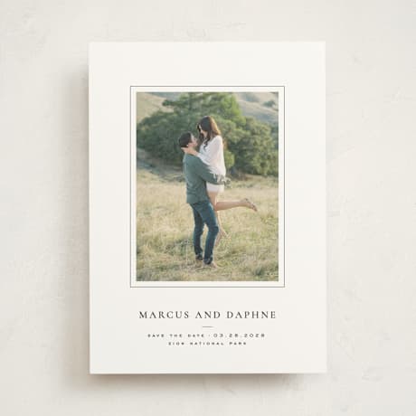 Save the Date Photo Mount Cards