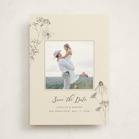 Save the Date Photo Mount Cards