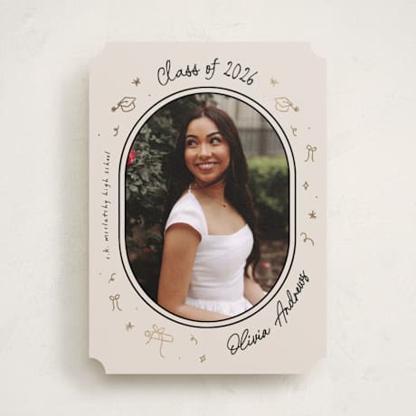 Foil-Pressed Graduation Announcements