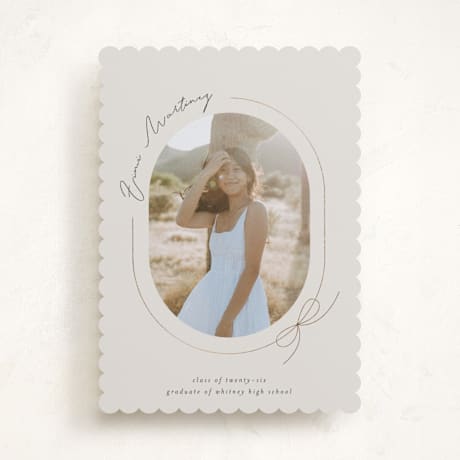 Foil-Pressed Graduation Announcements