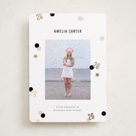 Foil-Pressed Graduation Announcements