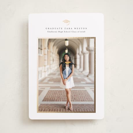 Foil-Pressed Graduation Announcements