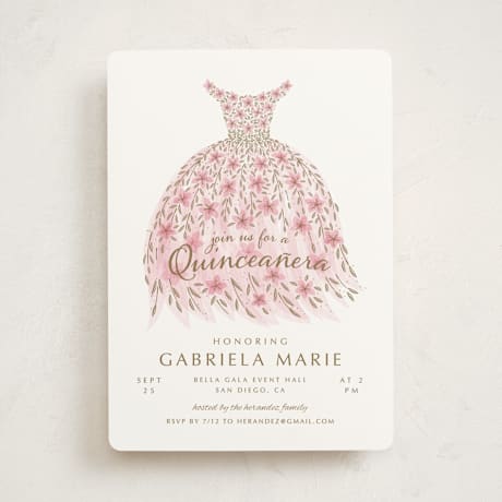 Quinceañera Invitations