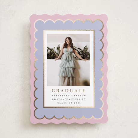 Foil-Pressed Graduation Announcements