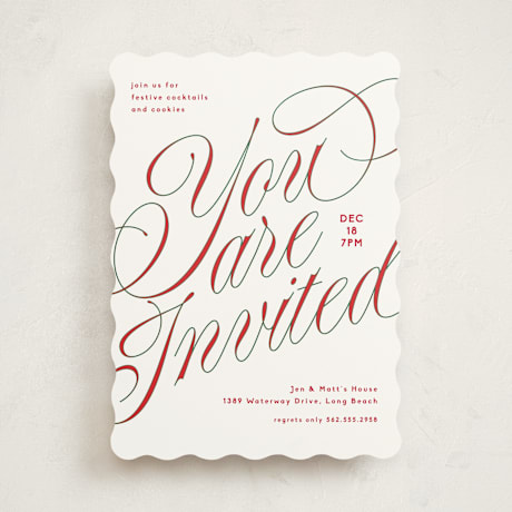 Holiday Party Invitations