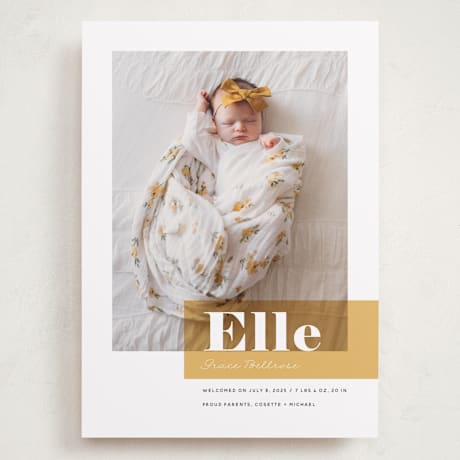Grand Birth Announcements