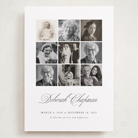 Grand Memorial Cards