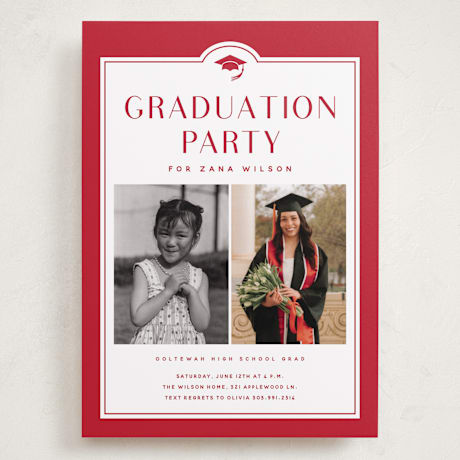 Grand Graduation Party Invitations