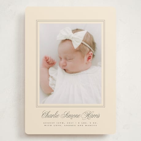 Grand Birth Announcements