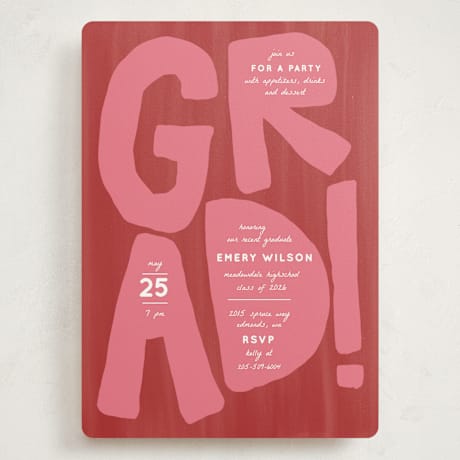 Grand Graduation Party Invitations