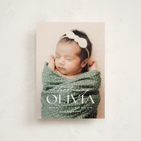 Petite Birth Announcements