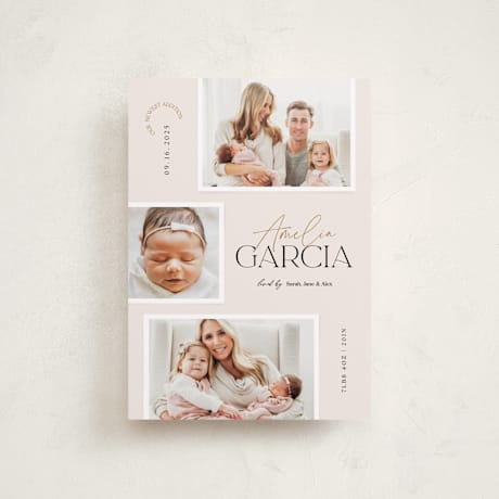 Petite Birth Announcements