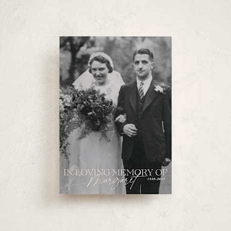 Petite Memorial Cards