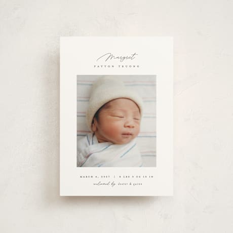 Petite Birth Announcements