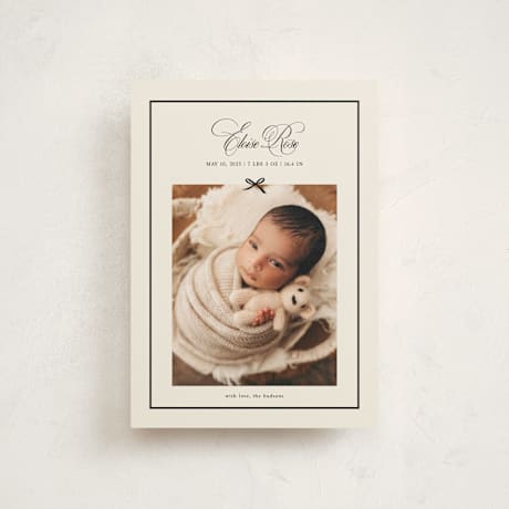Petite Birth Announcements
