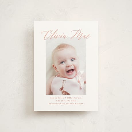 Birth Announcement Postcards