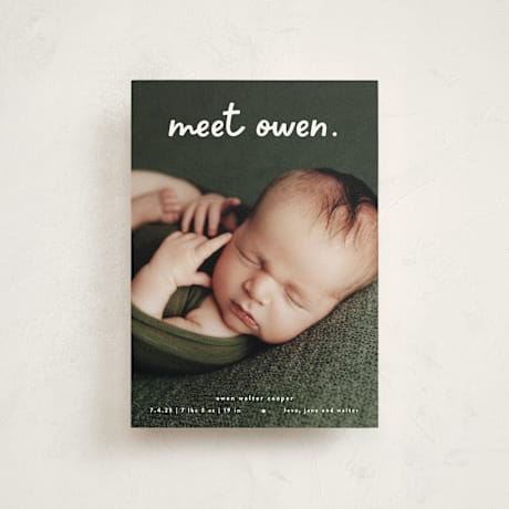Birth Announcement Postcards