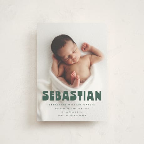 Birth Announcement Postcards