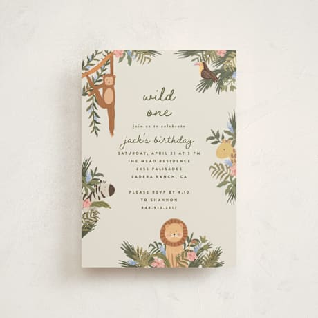 Petite Children's Birthday Party Invitations
