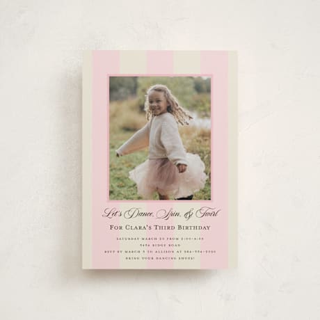 Petite Children's Birthday Party Invitations