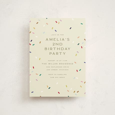 Petite Children's Birthday Party Invitations