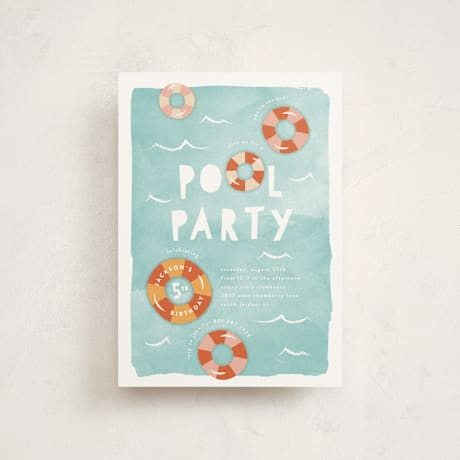 Petite Children's Birthday Party Invitations