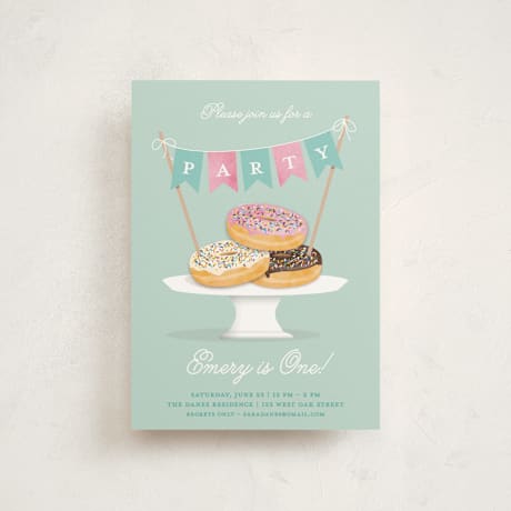 Petite Children's Birthday Party Invitations